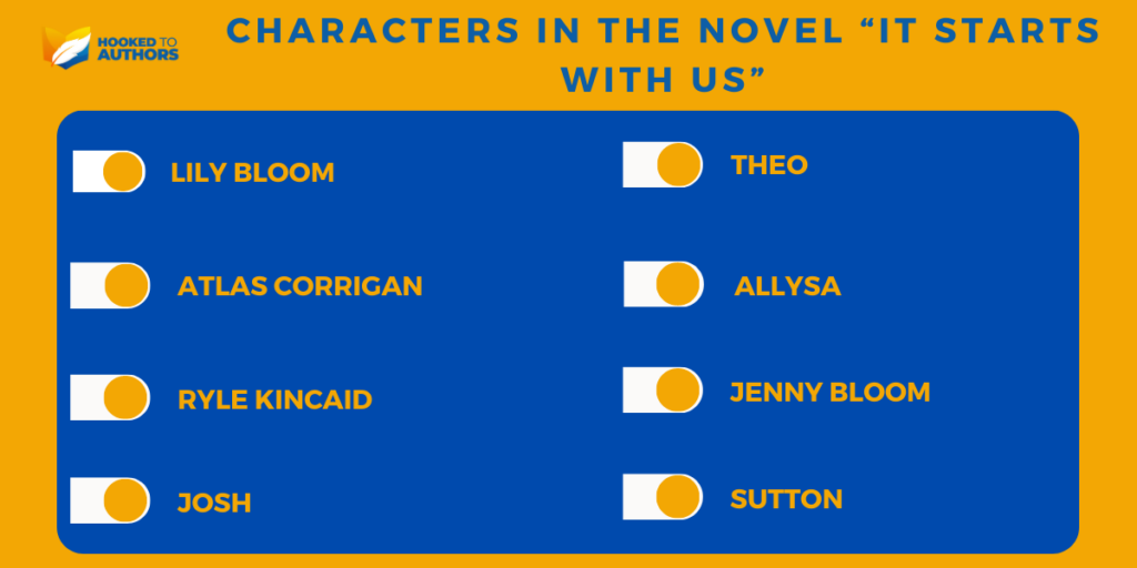 Characters In The Novel “It Starts With Us”