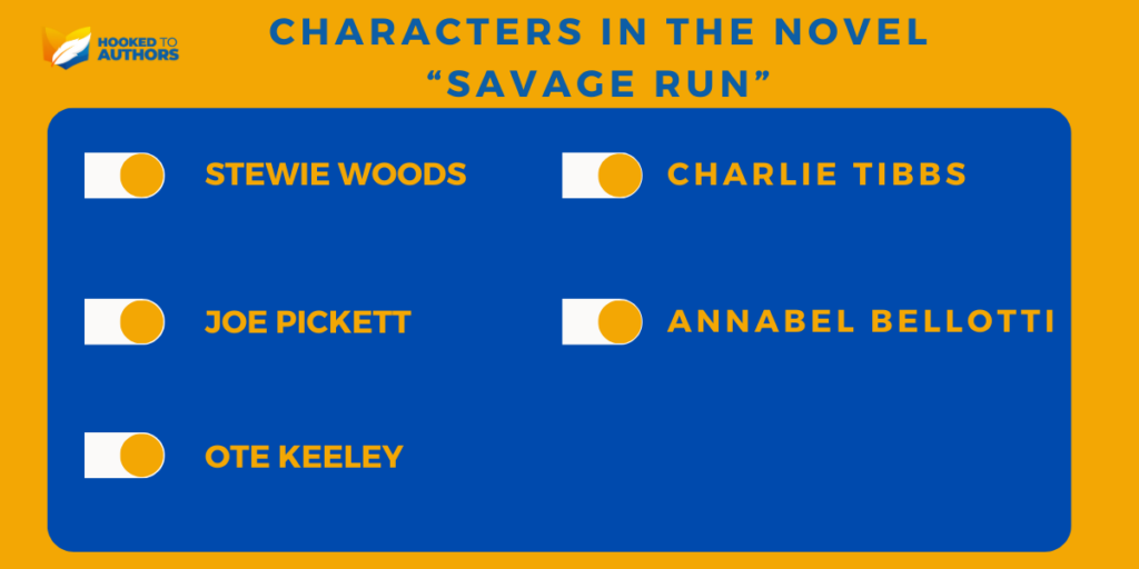 Characters In The Novel "Savage Run"