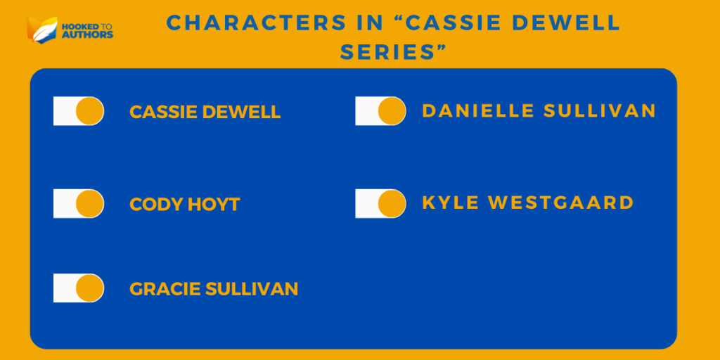 Characters in Cassie Dewell Series